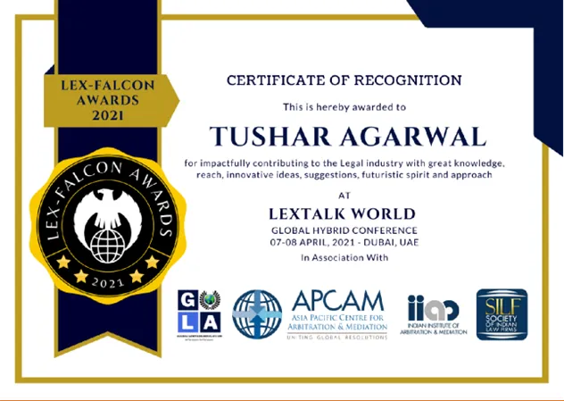 Top 100 Lex Falcon Award